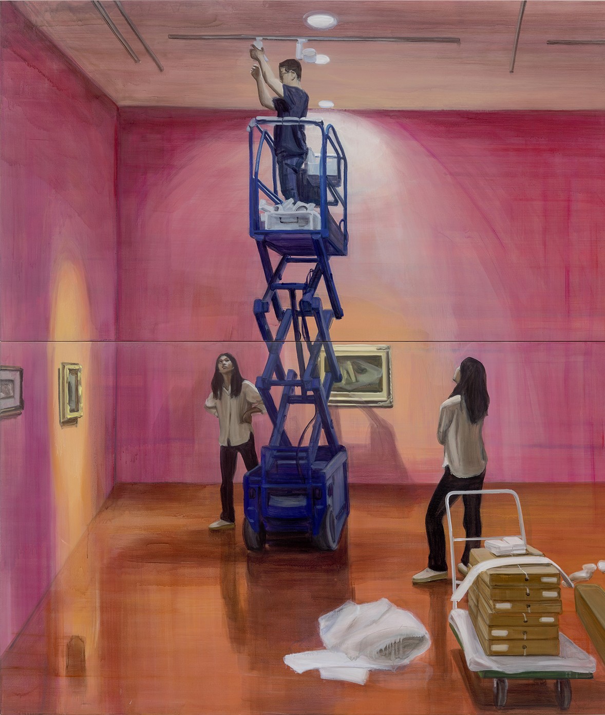 Lighting in the Pink Room